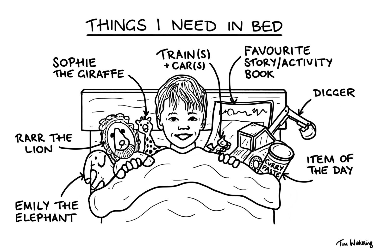 Things I need in bed